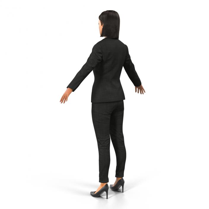 3D model Business Woman Mediterranean Rigged