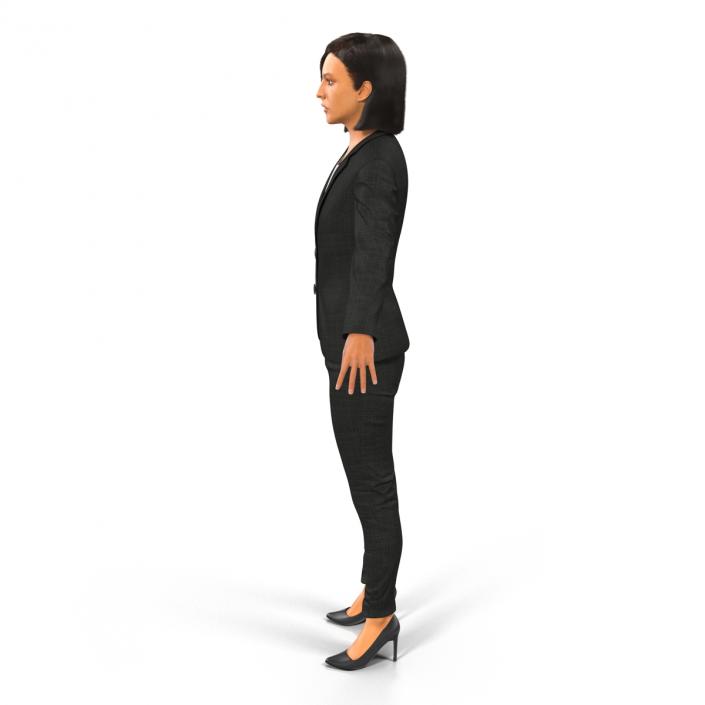 3D model Business Woman Mediterranean Rigged