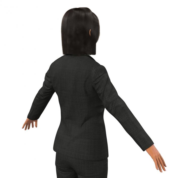 3D model Business Woman Mediterranean Rigged