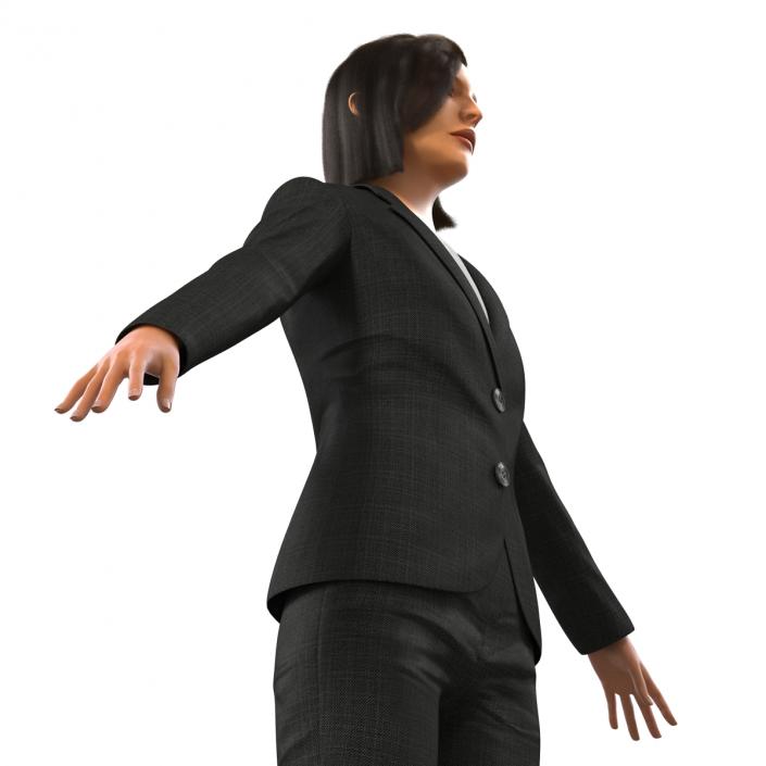 3D model Business Woman Mediterranean Rigged