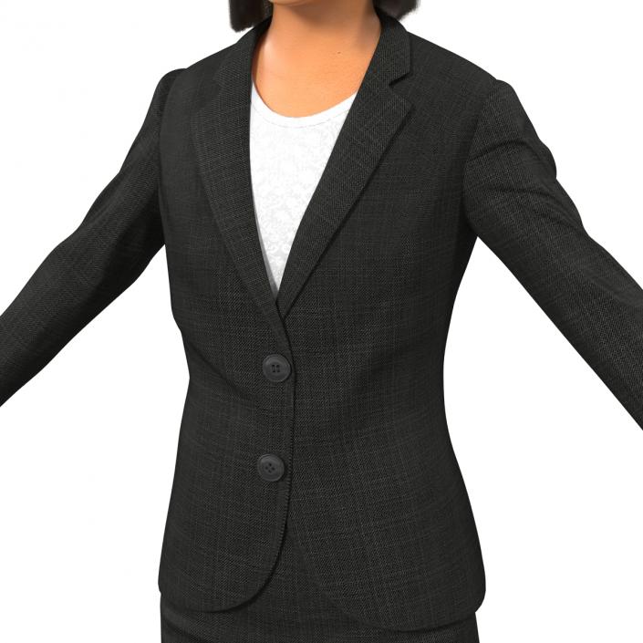 3D model Business Woman Mediterranean Rigged