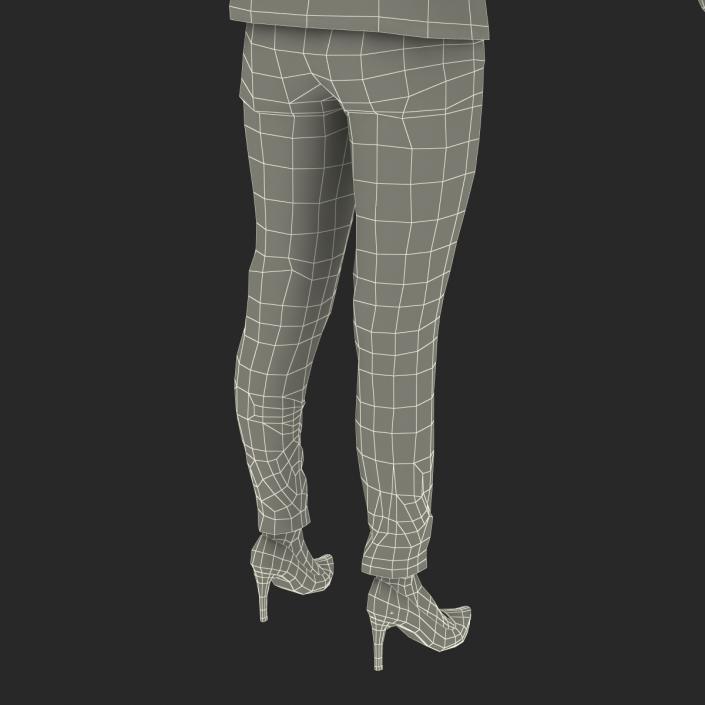 3D model Business Woman Mediterranean Rigged