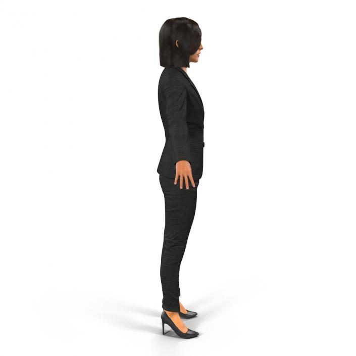 3D Business Woman Mediterranean model