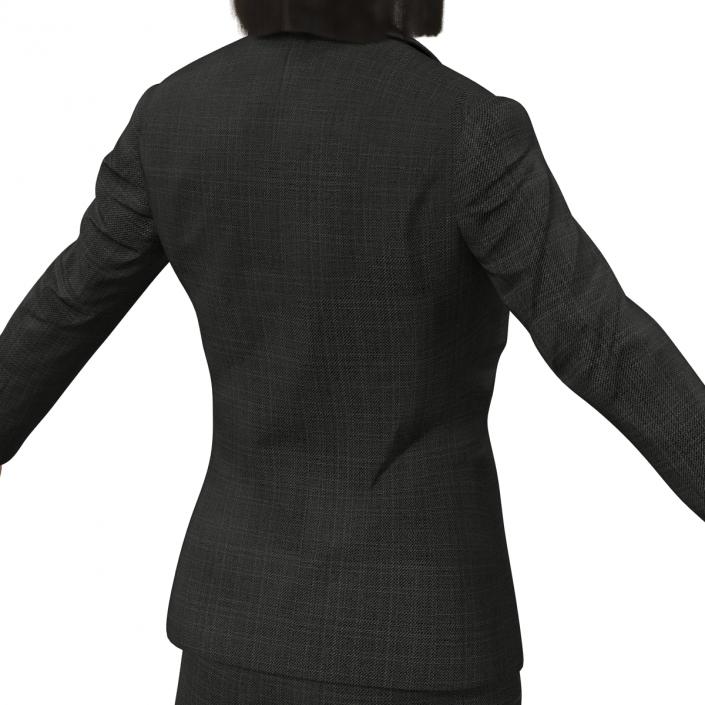 3D Business Woman Mediterranean model