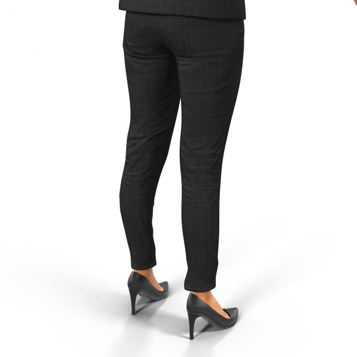 3D Business Woman Mediterranean model