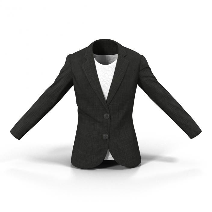 Women Suit Jacket 3D