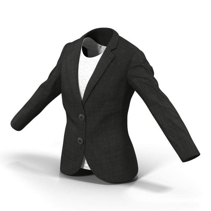 Women Suit Jacket 3D