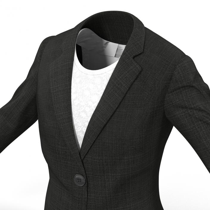 Women Suit Jacket 3D