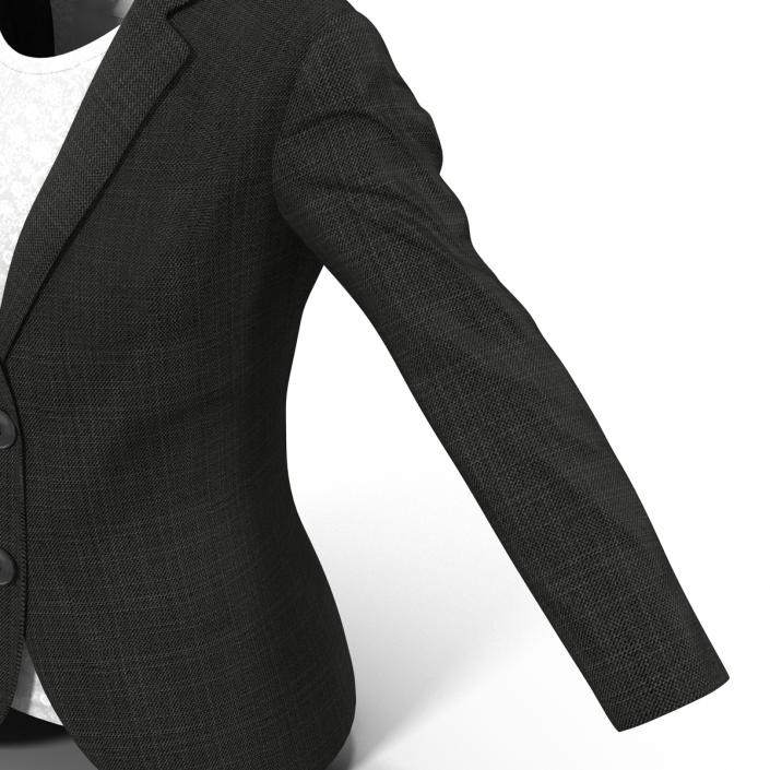 Women Suit Jacket 3D