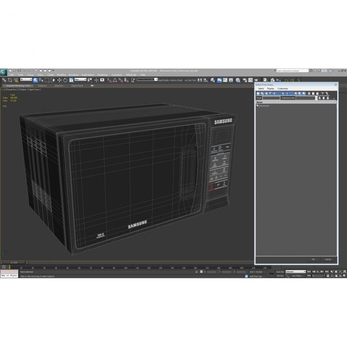 Microwave Oven 3 Samsung 3D model