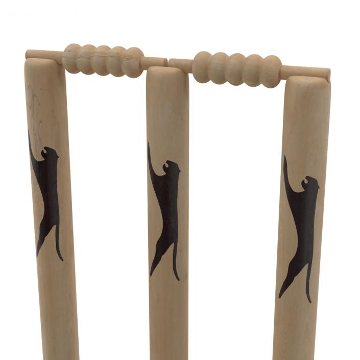 Cricket Wicket Slazenger 3D model