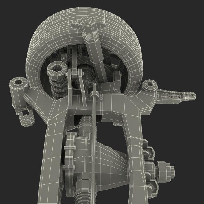 3D model Sedan Back Axle