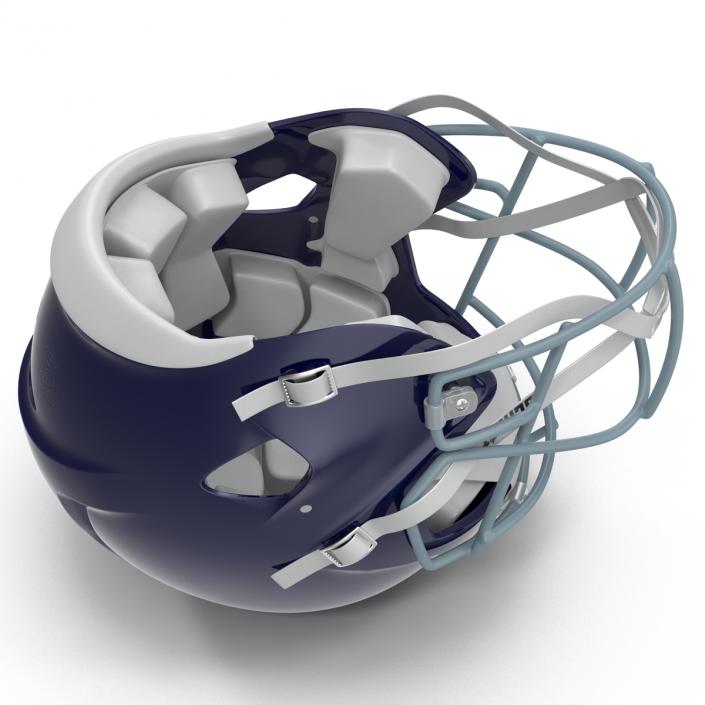 Football Helmet 3 Schutt Blue 3D model