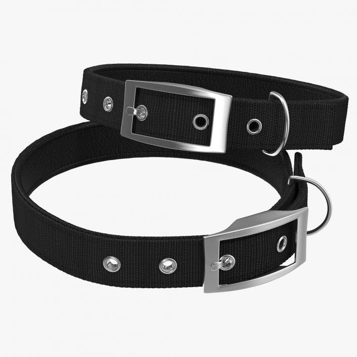 3D Dog Collar 3 Black model