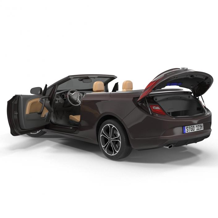 3D model Buick Cascada 2016 Rigged