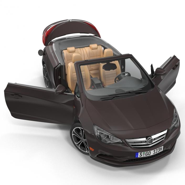 3D model Buick Cascada 2016 Rigged