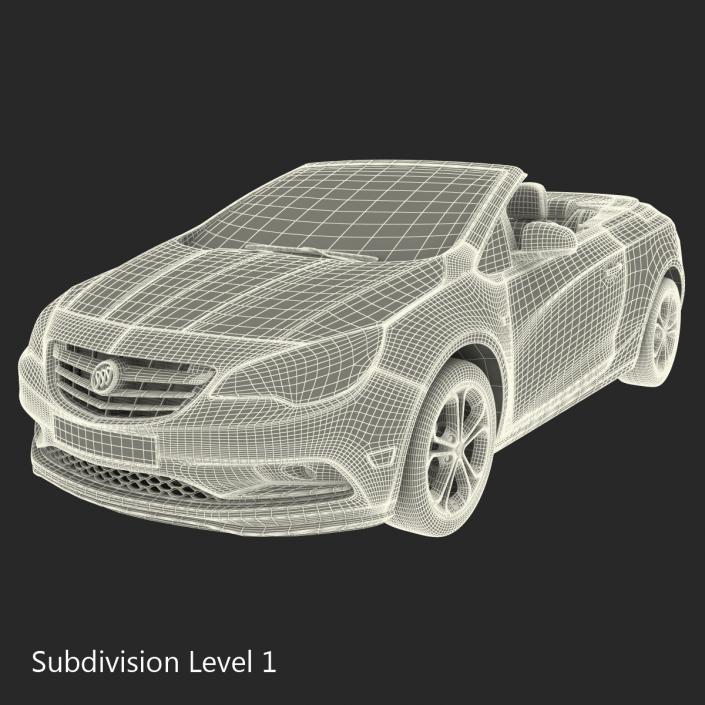 3D model Buick Cascada 2016 Rigged