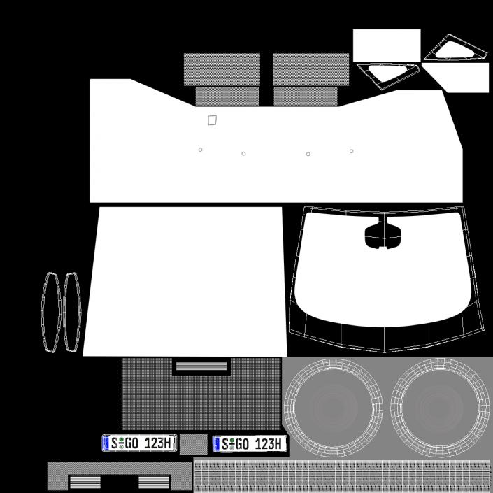 3D model Buick Cascada 2016 Rigged