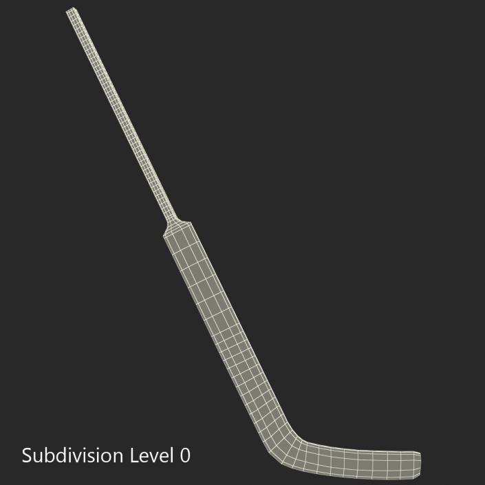 Goalie Hockey Stick Generic 3D