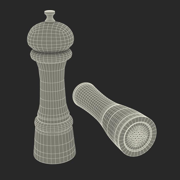 3D Pepper Mills Collection model