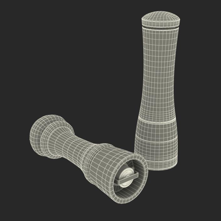 3D Pepper Mills Collection model