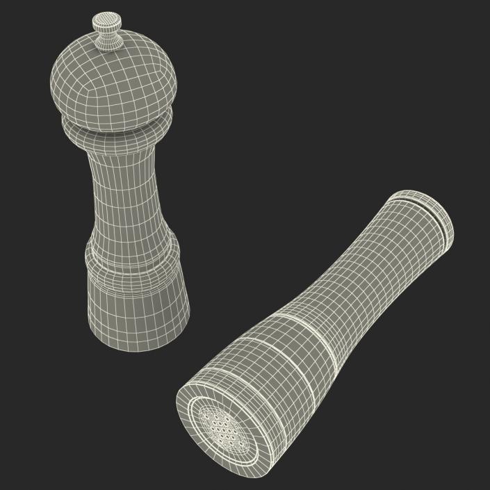 3D Pepper Mills Collection model