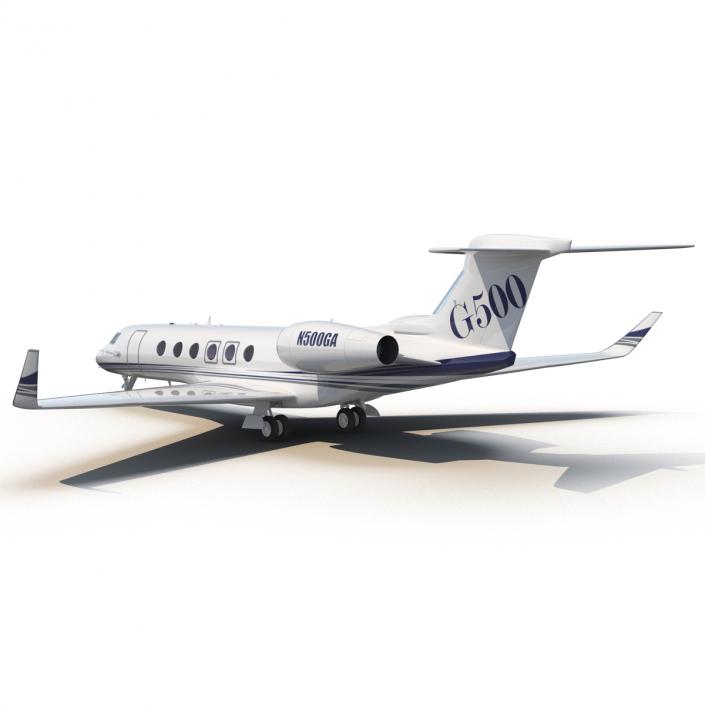 3D Business Jet Gulfstream G500 model