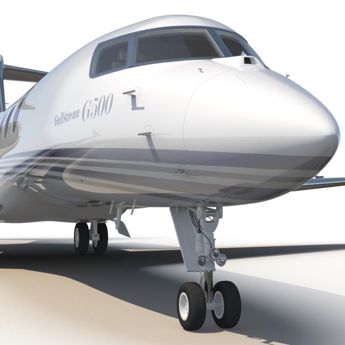 3D Business Jet Gulfstream G500 model