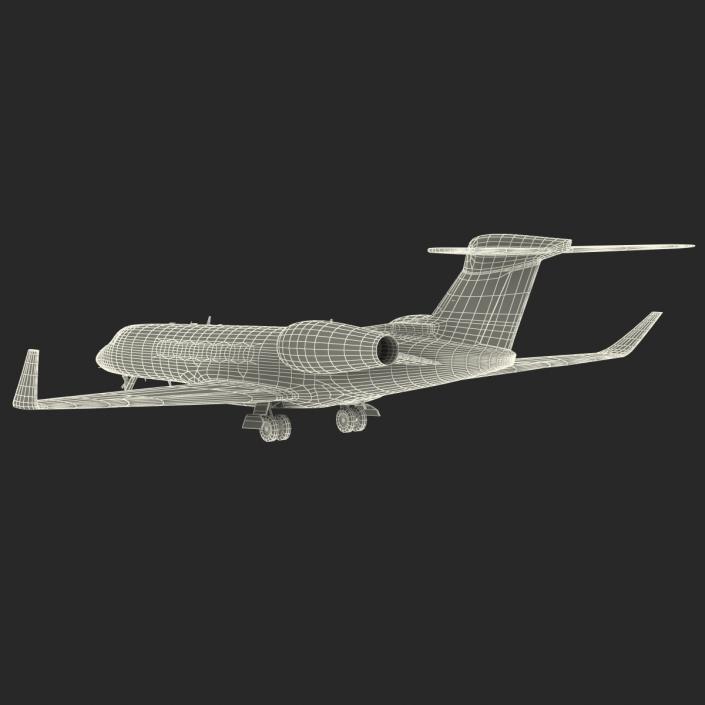 3D Business Jet Gulfstream G500 model