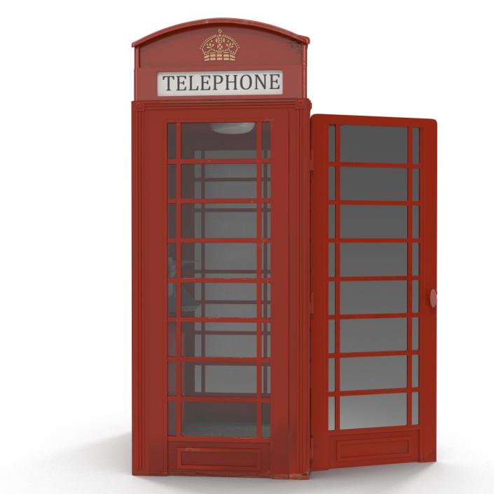 3D model British Red Telephone Box