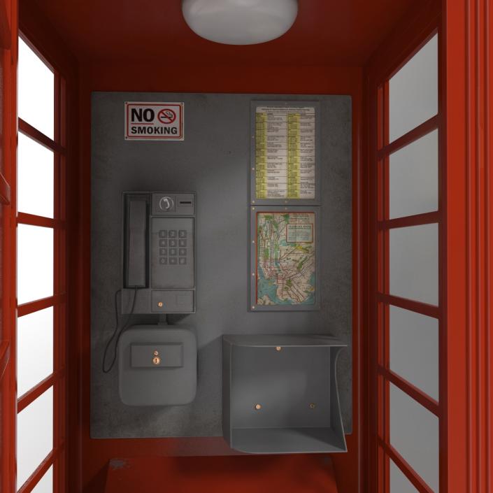 3D model British Red Telephone Box