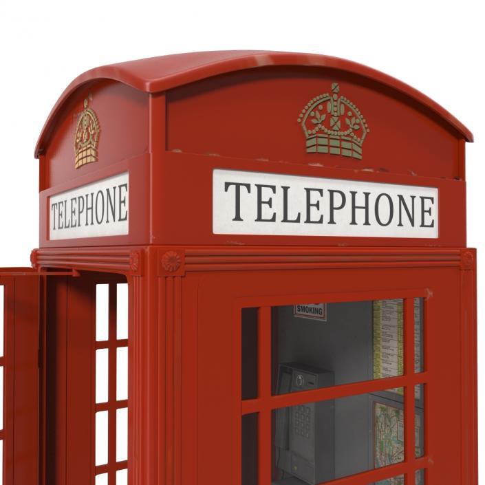 3D model British Red Telephone Box