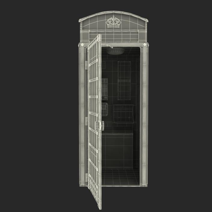 3D model British Red Telephone Box