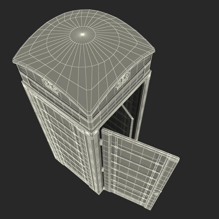 3D model British Red Telephone Box