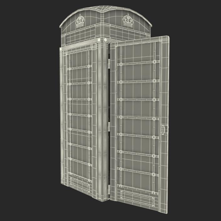 3D model British Red Telephone Box