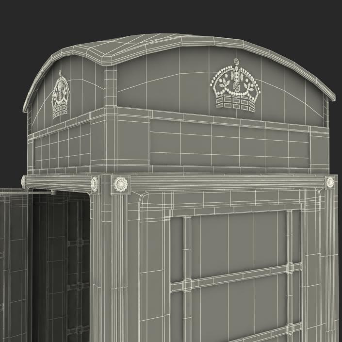 3D model British Red Telephone Box