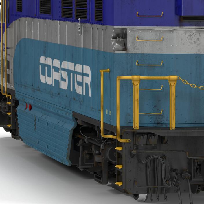 Diesel Electric Locomotive F59 PHI Coaster 3D