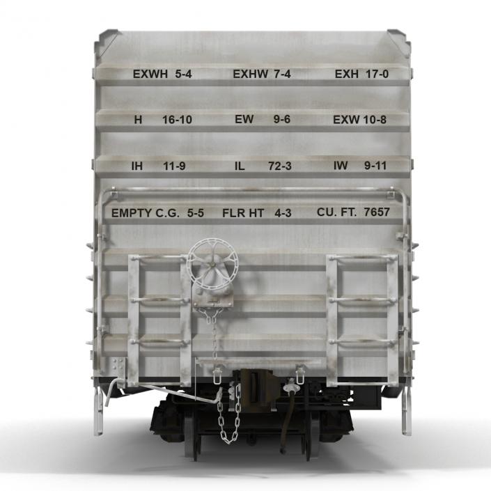 3D Railroad Refrigerator Car Generic model