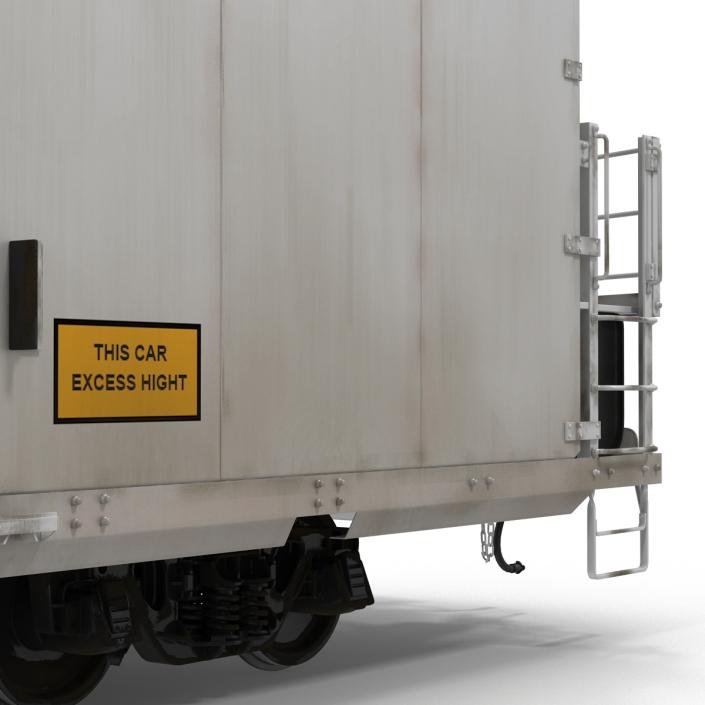 3D Railroad Refrigerator Car Generic model