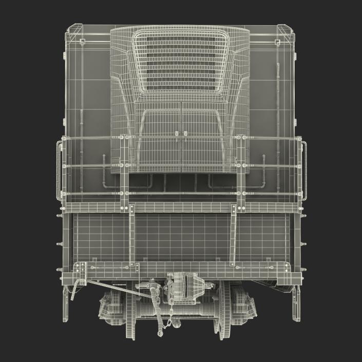 3D Railroad Refrigerator Car Generic model