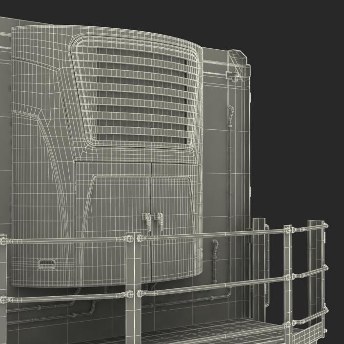 3D Railroad Refrigerator Car Generic model