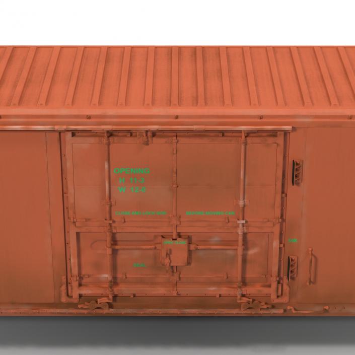 3D model Railroad Refrigerator Car