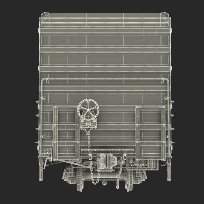 3D model Railroad Refrigerator Car CryoTrans