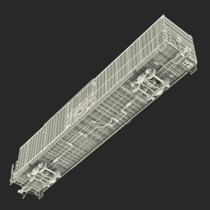 3D model Railroad Refrigerator Car CryoTrans