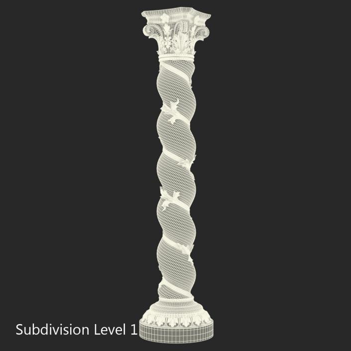 3D Solomonic Column