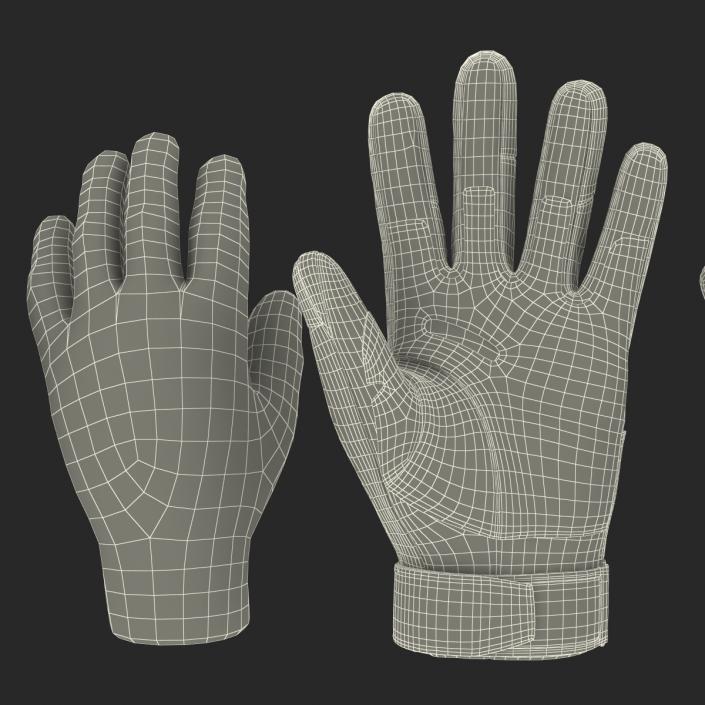 3D model Soldier Gloves Collection