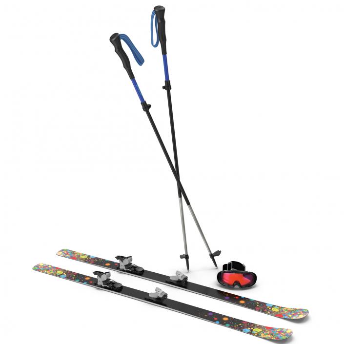 3D Equipment for Skiing 3D Models Collection