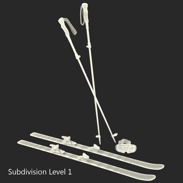 3D Equipment for Skiing 3D Models Collection