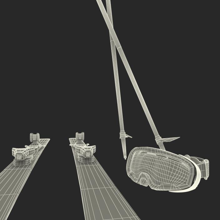 3D Equipment for Skiing 3D Models Collection