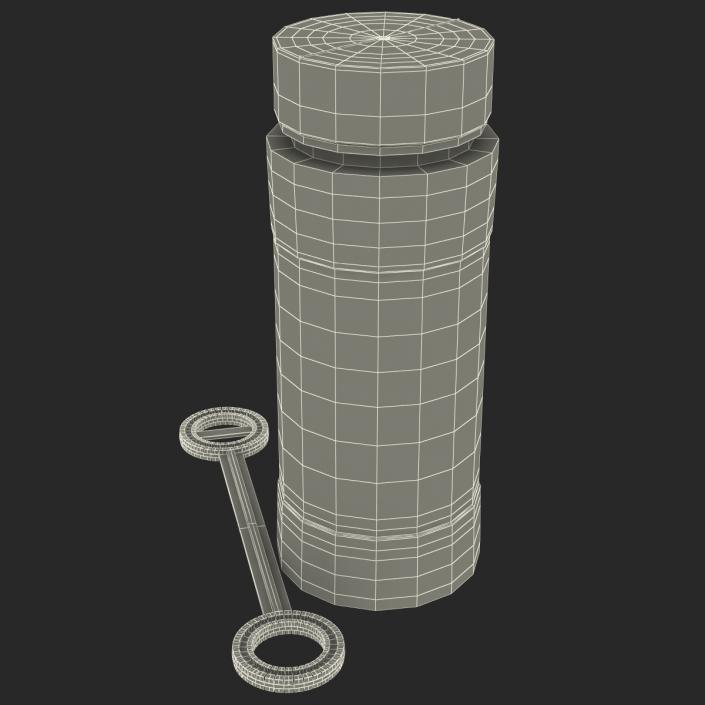 3D Bubbles Bottle and Wand Generic